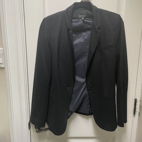 Judith & Charles Black Blazer - Picture 2 of 5